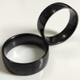 thumbnail image 4 of K-KED 50pcs Black 8MM Band Ring Men Stainless Steel Comfort-fit Classic Ring Men Gift, 4 of 6