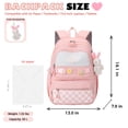 thumbnail image 2 of Mochila escolar TYHOTULY, bonita, para niñas, mochila kawaii azul, 2 of 7