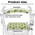 thumbnail image 6 of HELLHERO Canned cucumbers Walker Seat Cushion Cover Removable Rollator Walker Seat Back Covers & Reusable for Senior with Lightweight Stretchable Material, 6 of 7