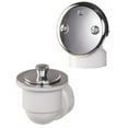 thumbnail image 2 of Keeney Schedule 40 PVC Bathtub Drain Stopper with Polished Chrome Lift 'N Turn, 2 of 2