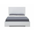 thumbnail image 6 of Whiteline Modern Living White Anna Contemporary High Gloss Lacquer Bed - Full, Slat Kit Included, 6 of 7