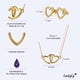 thumbnail image 5 of Juego de Joyería para Mujer Corazón LuckyLy, Set de Collar y Aretes Acero Inoxidable Baño Oro Rosa 14k, Oro 14k o Plata, Modelo Elsie Oro Rosa dorado Unitalla, 5 of 6
