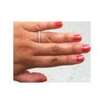thumbnail image 4 of 1/4ct 14K White Gold Diamond Wedding Stacker Guard Ring, 4 of 4