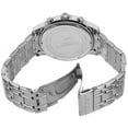 thumbnail image 2 of Men's Swiss Quartz Chronograph Stainless Steel Silver-Tone Bracelet Watch, 2 of 3