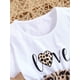 thumbnail image 4 of Vestido VARMILO 6 años blanco con estampado de leopardo, 4 of 5