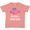 thumbnail image 3 of Inktastic Grandpa Fishing Buddy Girls Fish Girls Toddler T-Shirt, 3 of 5