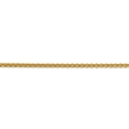thumbnail image 3 of 14K Yellow Gold necklace Spiga (Wheat) chain Pendant 24 in 2.8 mm, 3 of 5