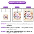 thumbnail image 5 of Persian Portrait Watercolor Vintage Retro Styles Cozy Sherpa Blanket Cat Lover Kitten Owner Gifts Warm Soft Throw Blanket - 00001, 5 of 5