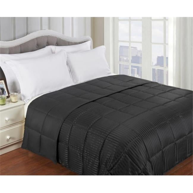 All Season Down Alternative Reversible Blanket Twin/Twin XLBlack