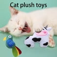 thumbnail image 3 of Fairnull Cat Toy Bite-resistant Animal Shape Kitten Teeth Grinding Cow-shape Catnip Toy Pet Supplies, 3 of 9