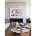 thumbnail image 4 of "White Mane" Framed Painting Print, 4 of 6