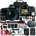thumbnail image 1 of Canon EOS 5D Mark IV DSLR Camera with 24-70mm F4L Lens 1483C018 64GB Memory Card Color Filter Kit Filter Kit 2 x LPE6 Battery External Charger Card Reader LED Light International Model, 1 of 7