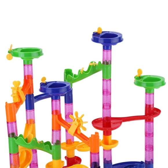 Garosa DIY Construction Marble Race Run Maze Balls Track Building Blocks Baby Kid Gift Educational Toy, Marble race toy, Marble maze toy