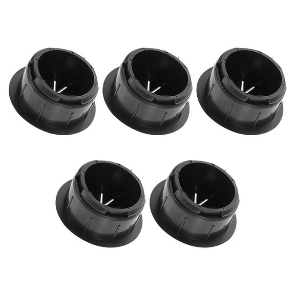 5pcs Desk Grommet Wire Hole Cover for Organizing Wires and Cables Smaller than 1.5 Inch Black