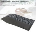 thumbnail image 4 of Wireless Computer Keyboard, Comfortable Ergonomic Keyboard Rechargeable  for Computer Laptop, 4 of 7