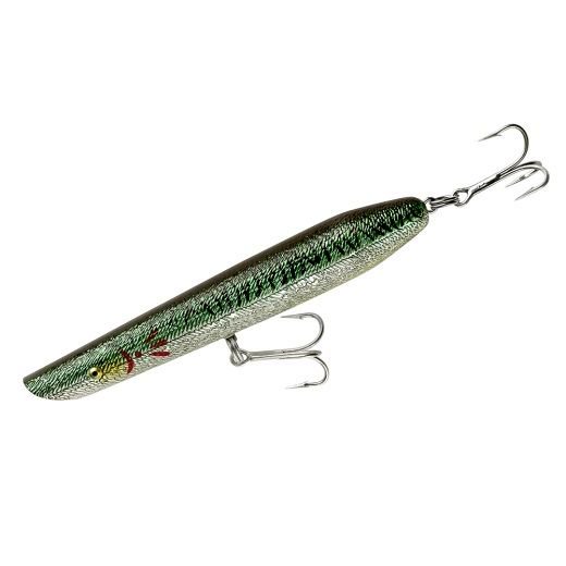 Cotton Cordell Pencil Popper Fishing Lure Hard bait Green Mackerel 6 in