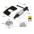thumbnail image 2 of Brake Wheel Cylinder Adjustment Tool Car Disc Brake Pads Replacement Disassemble Remover Brake Caliper Piston, 2 of 8