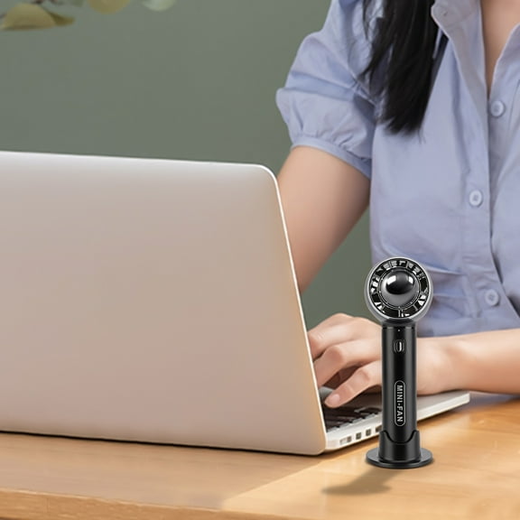 Needhep Personal Wearable Neck Fan,Potable Fan, Small Table Top Fan, Window Fans for Home Bedroom, Best Fans for Cooling (Black)