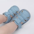 thumbnail image 6 of Zanarzt Closed Toe Sandals Baby Girl Boy Sandals Comfort Summer Outdoor Casual Beach Shoes with Flower Bowknot Anti Slip Rubber Sole Toddler First Walking Shoes Blue,US 4, 6 of 9
