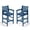 Navy, variant on Adirondack Bar Chair Set of 2, HDPE Outdoor Bar Stools with Footrest, All Weather Adirondack Bar Height Chairs for Patio, Balcony, Porch, Deck, Poolside, Navy