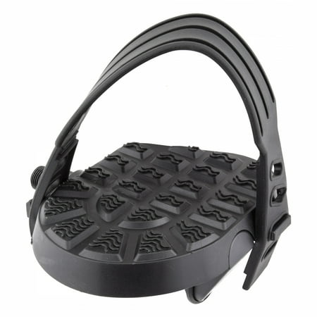 Sunlite Flat Form I Exerciser Platform Treaded Pedals 1/2  With Toe Straps Black price history on PriceWatchPro