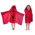 thumbnail image 2 of Spider-Man Serviette à Capuche pour Enfants, 100 % Coton, 2 of 8