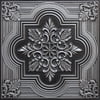 Dundee Deco's Rustic Antique Silver Botanical Glue Up/Drop In Ceiling Panels, 2 ft. X 2 ft. (4 sq ft.) each, Pack of 25