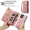 thumbnail image 4 of Dteck for iPhone 16 Case Wallet with Card Holder & Detachable Magnetic Phone Case, Leather All-Round Protection Phone Case with Wrist Strap for Women/Men,Pink, 4 of 8