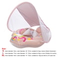 thumbnail image 3 of Nuevo Anillo para La Barriga Del Bebé Con Dosel Anillo Natación para Con Aire Que Aumenta Asiento Inflable para Bebé Con Antivuelco (anillo para La Barriga Rosa Sombreado Tamaño XL), 3 of 9