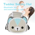 thumbnail image 2 of Sombrero de seguridad con dibujos de animales para bebés, niños pequeños, bebés, que caminan y gatean, sombrero protector para la cabeza (oso), 2 of 9