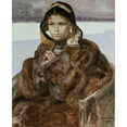 thumbnail image 2 of Jacek Malczewski 12x14 Gold Ornate Wood Frame and Double Matted Museum Art Print Titled - Against Her (1908), 2 of 4