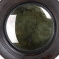 thumbnail image 3 of Benzara BM240279 Miroir Convexe avec Cadre en Bois Rond, Marron - Moyen - Ensemble de 2, 3 of 4