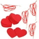 thumbnail image 1 of Pancarta Colgante De Corazones, Adornos De Corazones Suaves, Prácticos Para Chimenea, Escaparate, Cocina, Dormitorio, 1 of 7