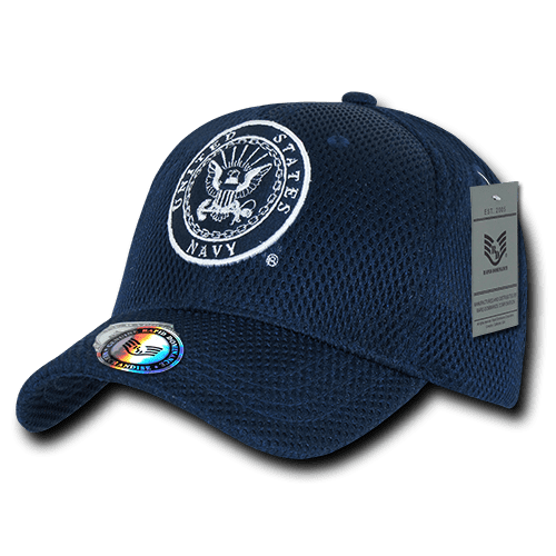 Rapid Dominance US Navy Air Mesh Baseball Hats Caps Navy