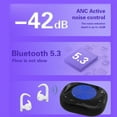 thumbnail image 4 of Auriculares Bluetooth, Auriculares inalámbricos, Auriculares deportivos Bluetooth 5.3 con bocina, Reducción de ruido, Hablables, Interruptor Hall, Adecuados para deportes/juegos., 4 of 8