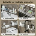 thumbnail image 5 of Faucet suction cup storage rack, bathroom, toilet, washbasin, wall mounted storage, wall mounted, 5 of 6