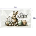 thumbnail image 4 of Cayyon Happy Easter Flag Banner 3x5 Feet with 2 Brass Grommets, 4 of 4