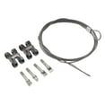 thumbnail image 2 of segolike Metal Trailer Tow Hook Chain Tow Hook Trailer Chain Set RC Car for 1:10 RC Car Black, 2 of 6