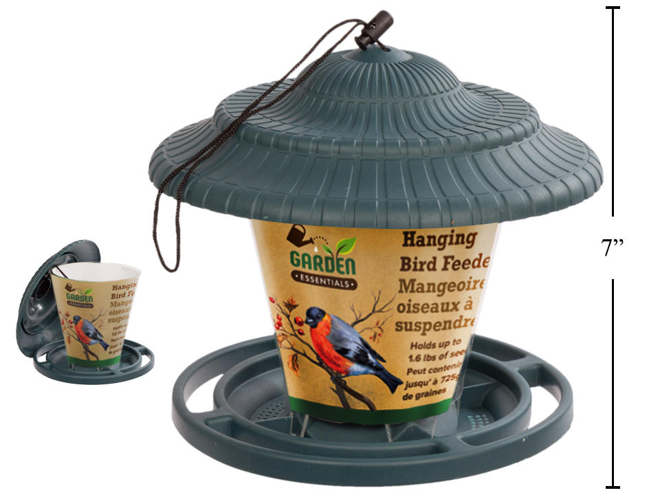 Outdoor Automatic Hanging Wild Bird Feeder for Garden Yard Outside