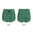 thumbnail image 3 of Pofeuu Monstera Leaves Print Women's Athletic Shorts Running Workout Shorts Tummy Control Quick Dry Gym Shorts with Pockets Double layer sports shorts-X-Large, 3 of 7