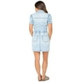 thumbnail image 3 of Celebrity Pink Juniors Button up Dress, Women's and Women's Plus, 3 of 5