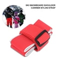 thumbnail image 3 of Snowboard Shoulder Strap, Convenient Hook and Loop Design Nylon Ski Shoulder Carrier, for Poles Conveniently Ski Boards, 3 of 7