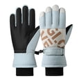 thumbnail image 1 of Gants de Ski pour Femmes Hiver Chauds pour Couples avec Multiples Fonctions pour Usage Extérieur, 1 of 4