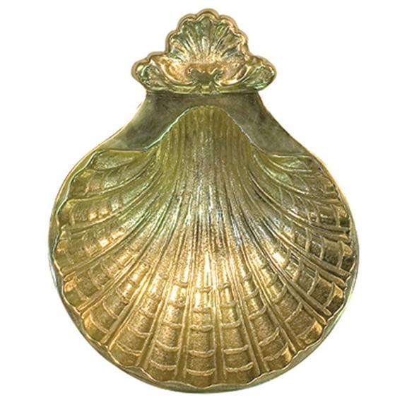 Sudbury Brass Baptismal Shell Keepsake, 5 1/2 Inch