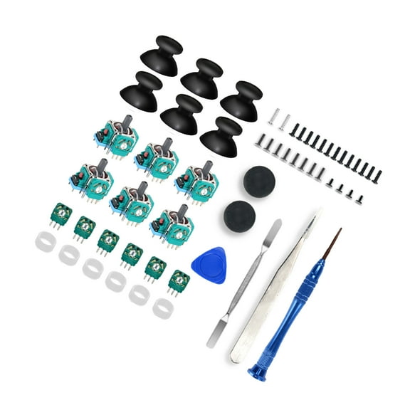 Analog Joysticks Replacement for P5 Controllers, Joysticks Part with Repair ScrewdriverKit for P5 Controllers