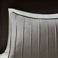 thumbnail image 4 of 7 Piece Faux Suede Comforter Set Grey Queen, 4 of 6