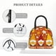 thumbnail image 4 of Fotbe Happy Thanksgiving Three Gnomes Bolsa de Almuerzo con Estampado, Lonchera Aislada, Contenedor de Comida Reutilizable Tipo Cooler a Prueba de Fugas, 4 of 6