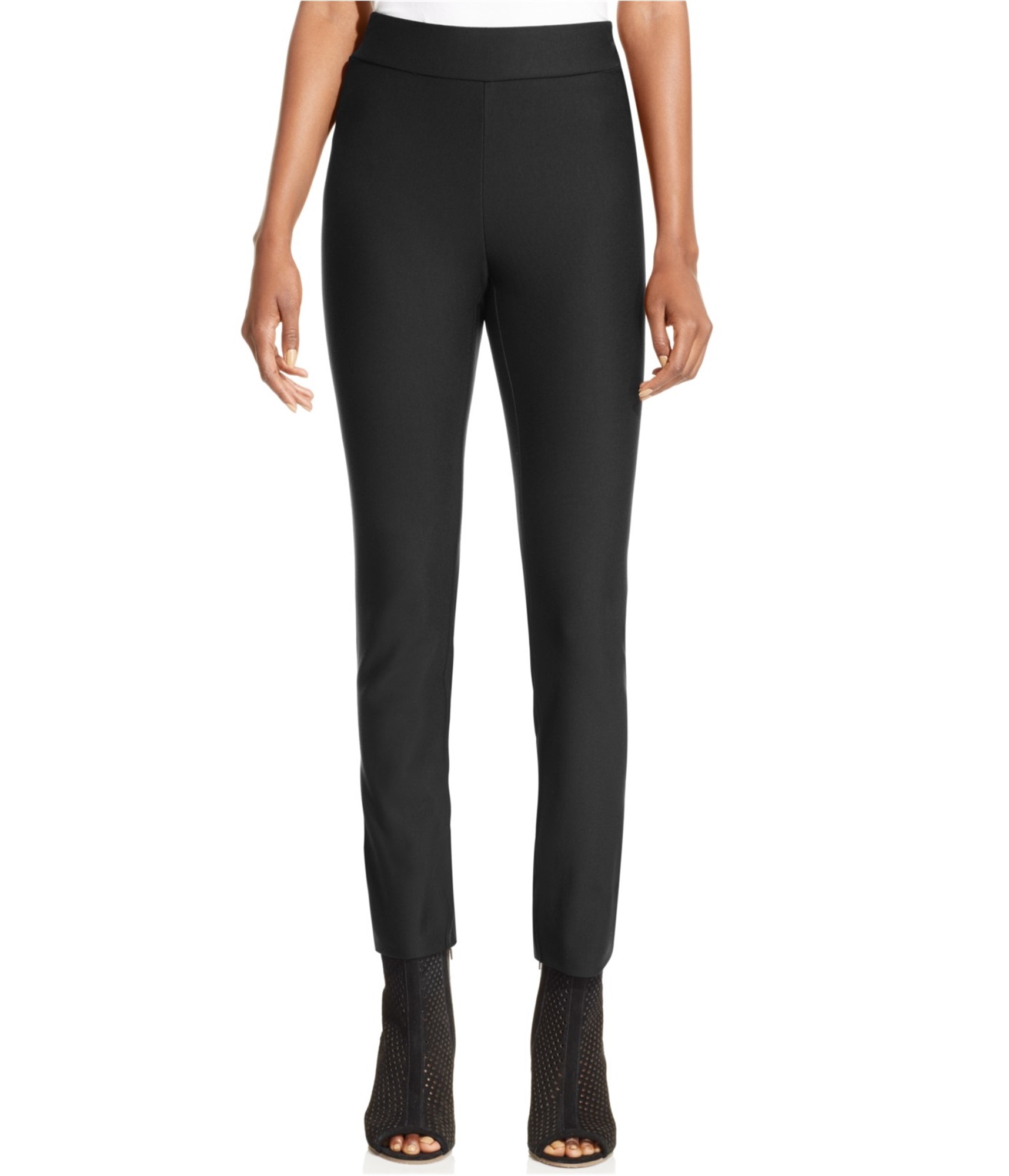 Womens Pull-On Stretch Casual Trousers 