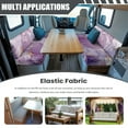 thumbnail image 3 of Yuyamidu Purple Marble Print RV Dinette Cushion Covers Loveseat Sofa Chair Furniture Protector for RV Camper Cushion Slipcovers Stretchable Camper Dinette Seat Covers, 3 of 7