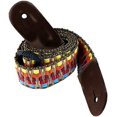 thumbnail image 4 of ShenMo Hawaïen Ukulélé Bracelet Multicolore Doux Coton Cuir Véritable Sangle Réglable pour Soprano Concert Ténor Baryton Cordes Instruments, 4 of 5